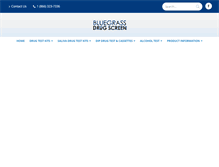 Tablet Screenshot of bluegrassdrugscreen.com